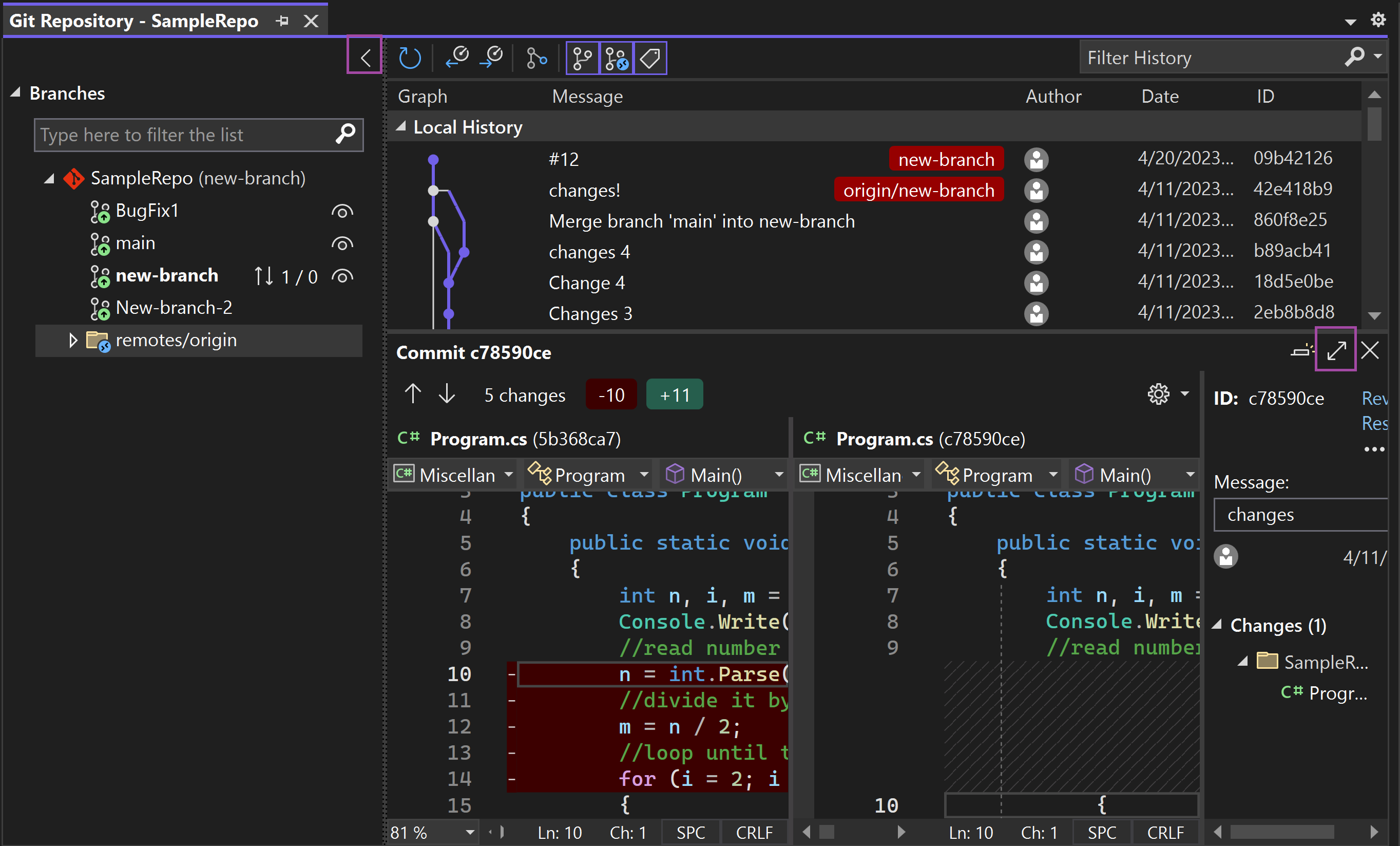 Git repo updates