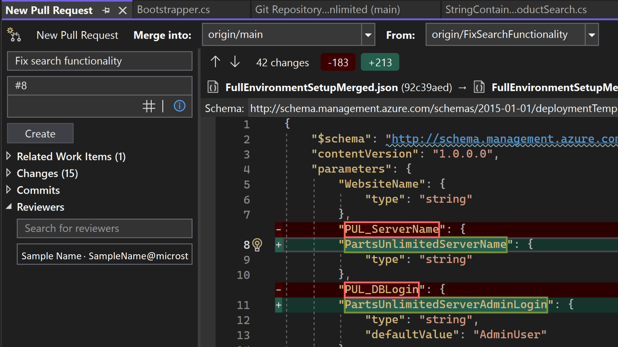 Add reviewers to pull request