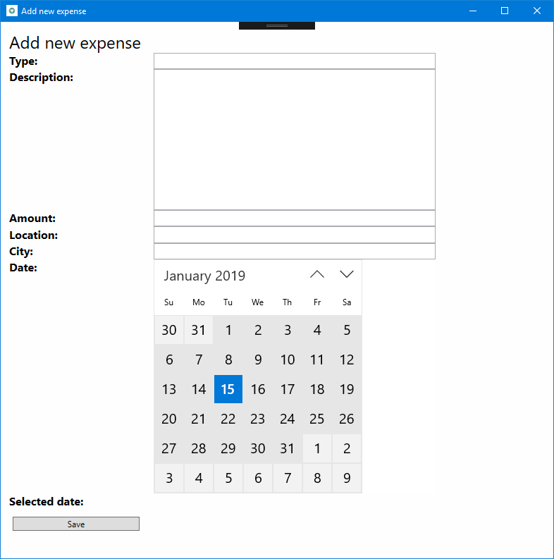 CalendarView wrapper