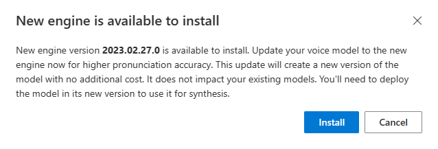 Capture d’écran montrant les instructions à l’écran pour installer le nouveau moteur.