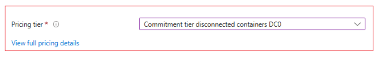 Capture d’écran montrant la création d’une ressource dans le portail Azure.