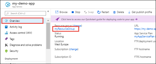 Effectuez un scale-up des ressources associées à votre application Azure.