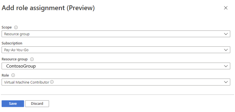 Ajouter une attribution de rôle sur le portail Azure.