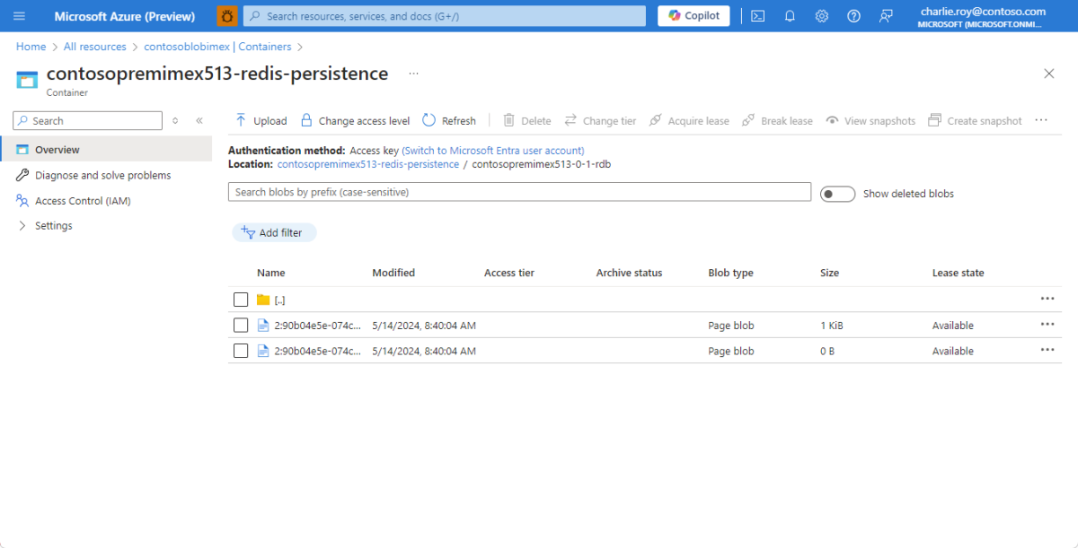 Capture d’écran montrant Exporter des données dans le menu Ressource.