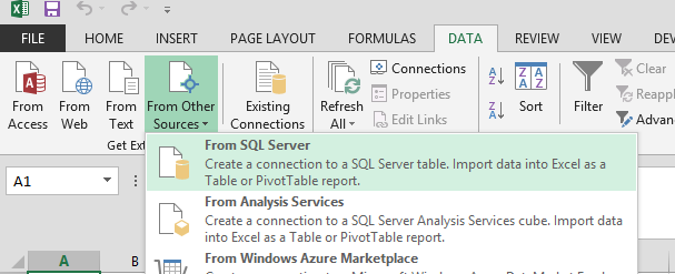 Importation au format Excel à partir d’autres sources