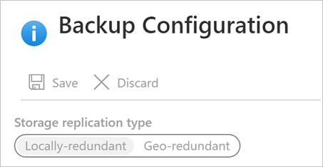 Type de réplication de stockage