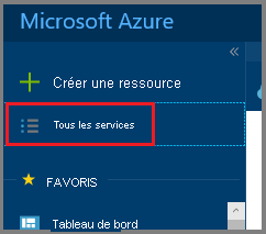 Choisir l’option Tous les services dans le menu principal