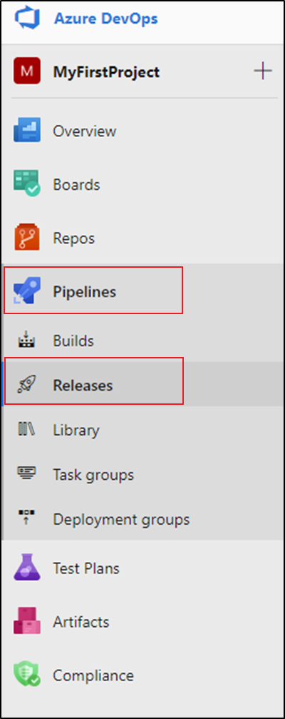 Sélectionner Pipelines, Versions