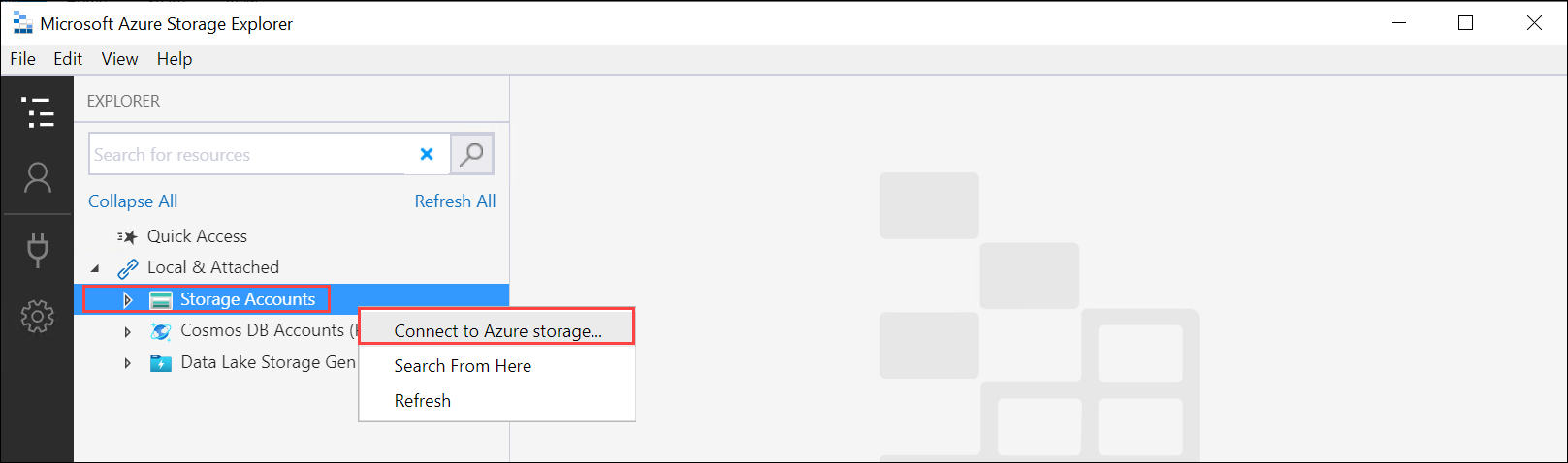 Se connecter à Stockage Azure 1