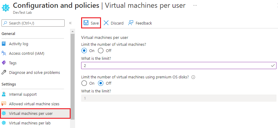 Capture d’écran montrant machines virtuelles par utilisateur.