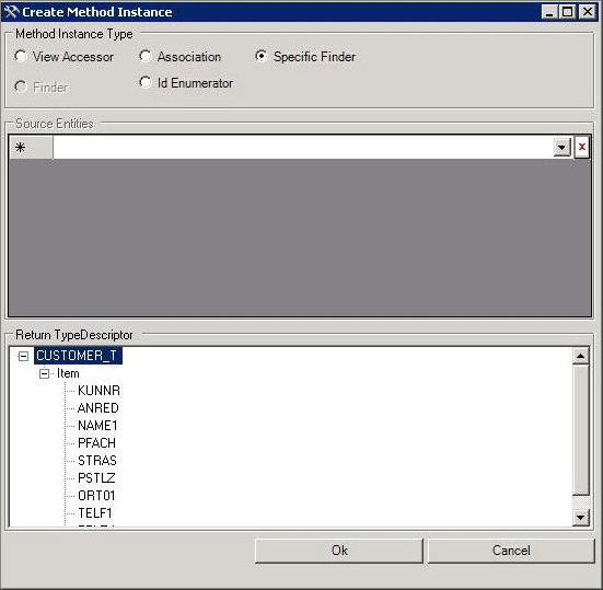 Ajouter une instance de méthode Finder spécifique