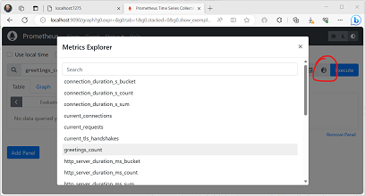 Metrics Explorer Prometheus