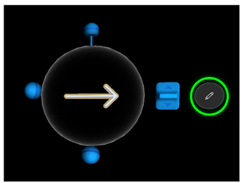 Bouton Modifier l’hologramme.