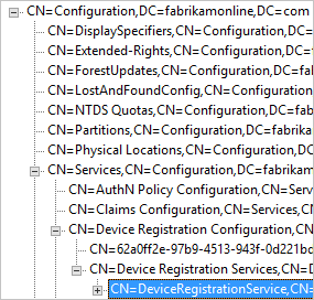 Résoudre les problèmes, DeviceRegistrationService dans l’espace de noms de configuration