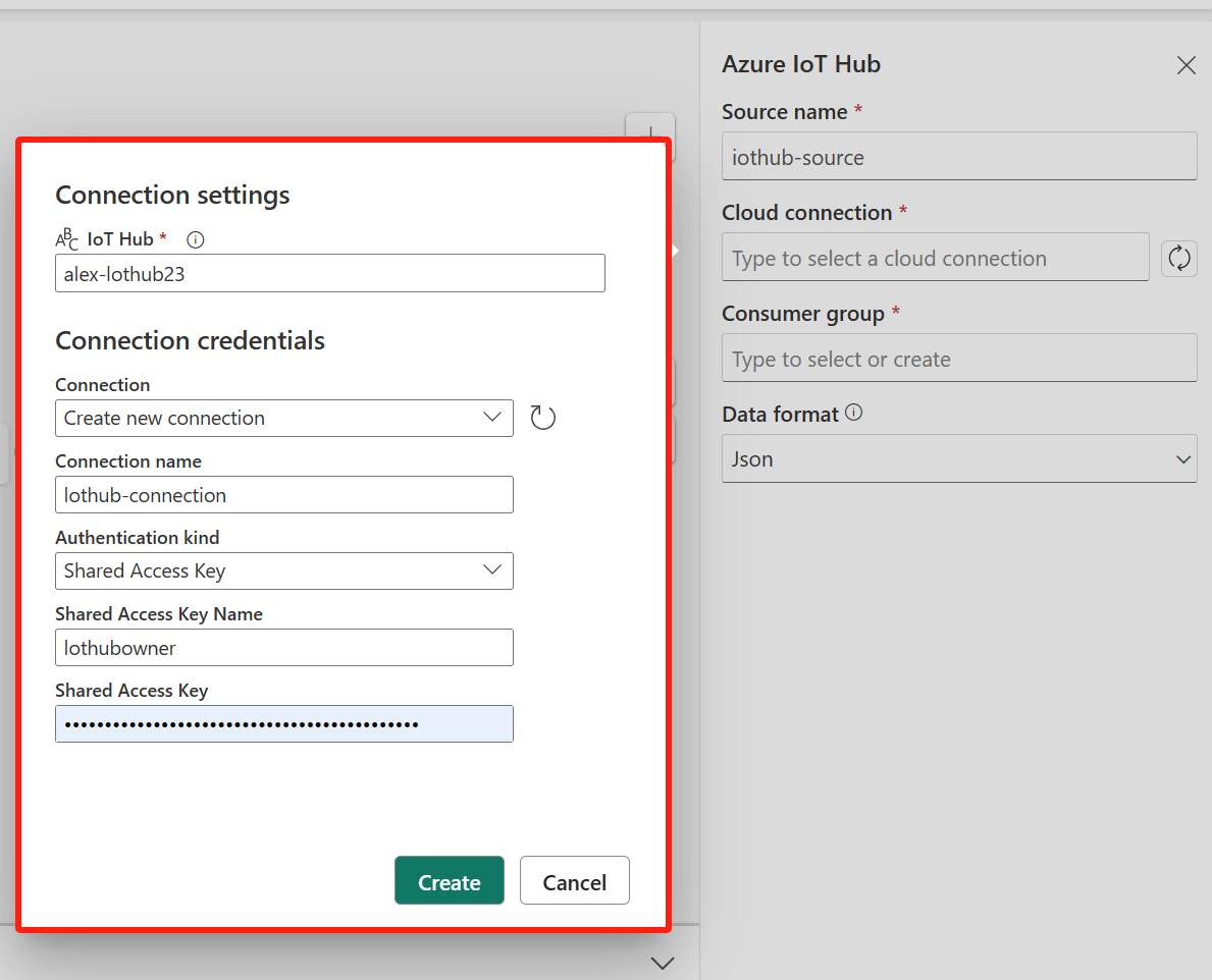 Capture d'écran montrant où configurer une nouvelle connexion cloud.