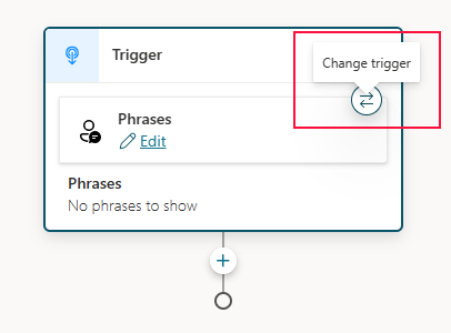 Modifier le déclencheur de la rubrique