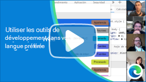 Image miniature de la vidéo « Utiliser votre langue préférée dans Microsoft Edge DevTools »