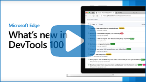 Image miniature de la vidéo « Microsoft Edge | Nouveautés de DevTools 100