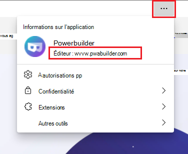 Menu Infos nouvelles et simplifiées sur l’application