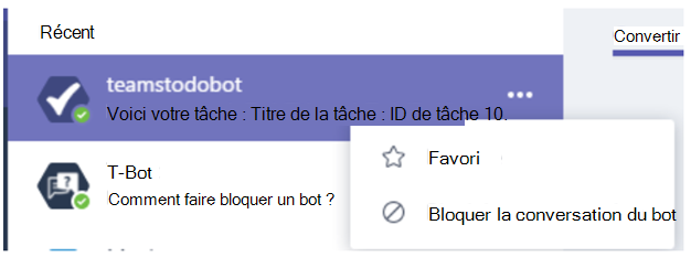 Blocage d’un bot