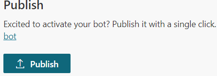 publier dans le portail Power Virtual Agents
