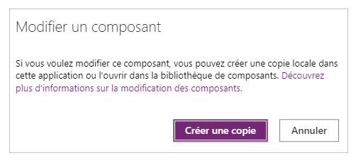 Modifier le composant de bibliothèque.