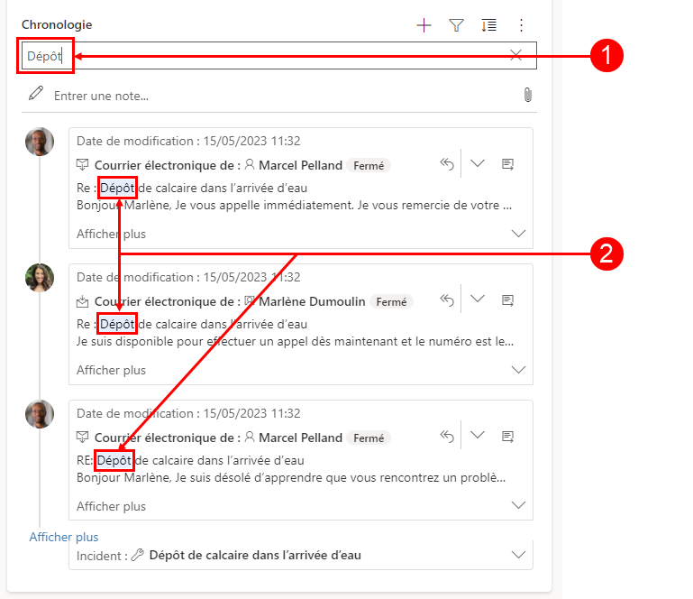 Activer la vue des e-mails en tant que conversation dans la chronologie - option 2.