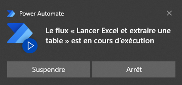 Capture d’écran d’une fenêtre de notification.