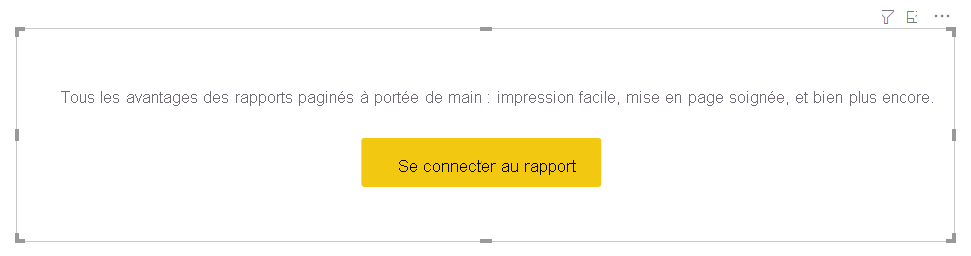 Capture d’écran de la zone de connexion au rapport.