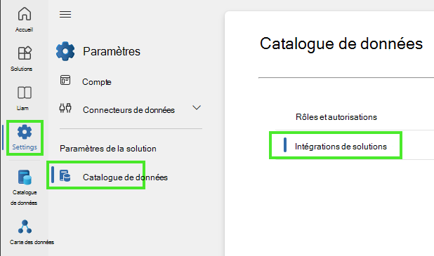 Capture d’écran montrant comment naviguer dans la page d’abonnement pour adlsg2.