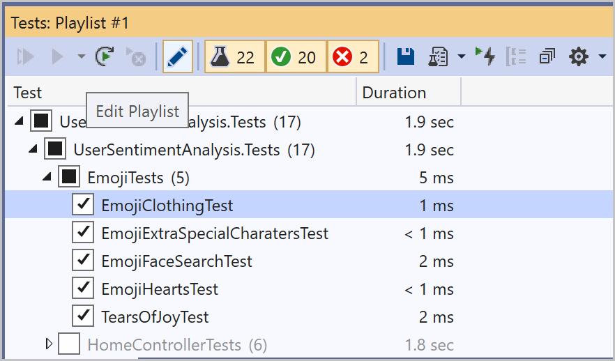 Capture d’écran montrant le bouton Modifier la sélection dans la barre d’outils.