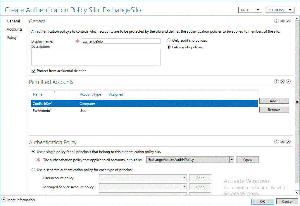 Capture d’écran montrant comment ajouter un compte autorisé.