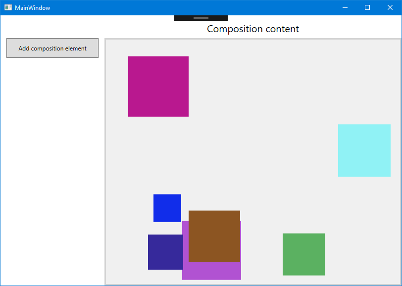 Interface utilisateur d’application en cours d’exécution