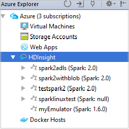 IntelliJ IDEA Azure Explorer main view.