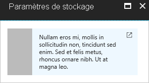 Capture d’écran de l’élément de l’interface utilisateur Microsoft.Common.InfoBox montrant un texte ou un avertissement important.