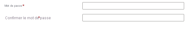 Capture d’écran de l’élément d’interface utilisateur combiné d’informations d’identification pour un mot de passe Windows.