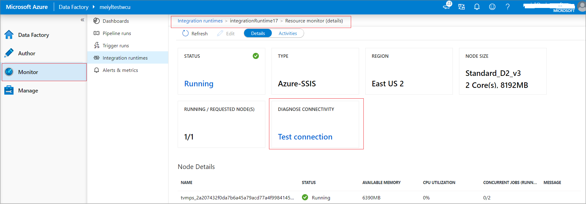 Page Analyser - diagnostiquer la connectivité