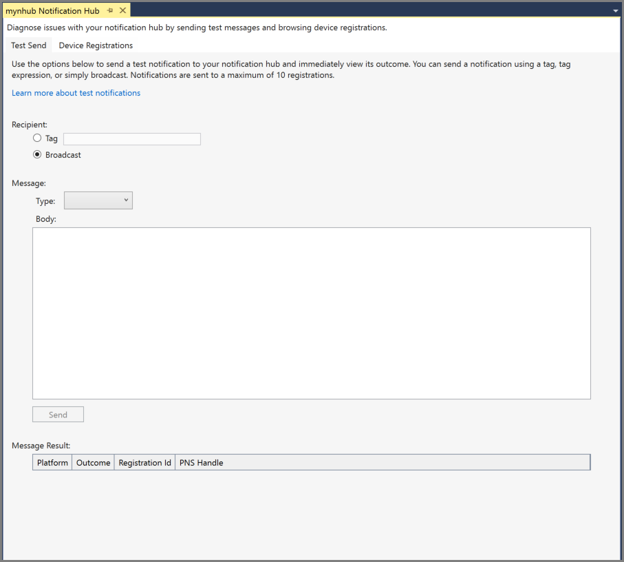 Visual Studio : page Diagnostiquer