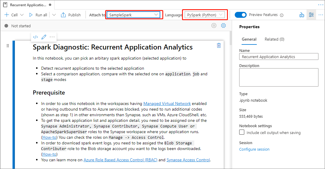 Capture d’écran de l’analytique d’application récurrente.