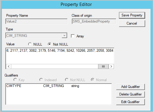 Capture d’écran de l’ajout du code de langue dans Property Rédacteur