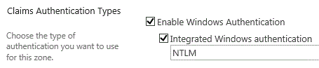 Types d’authentification de revendication pour un environnement SharePoint hybride