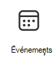 Capture d’écran de l’icône Events carte avec un lien vers plus d’informations.
