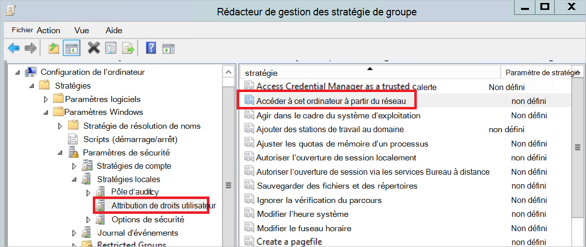 Accédez à cet ordinateur à partir du paramètre réseau.