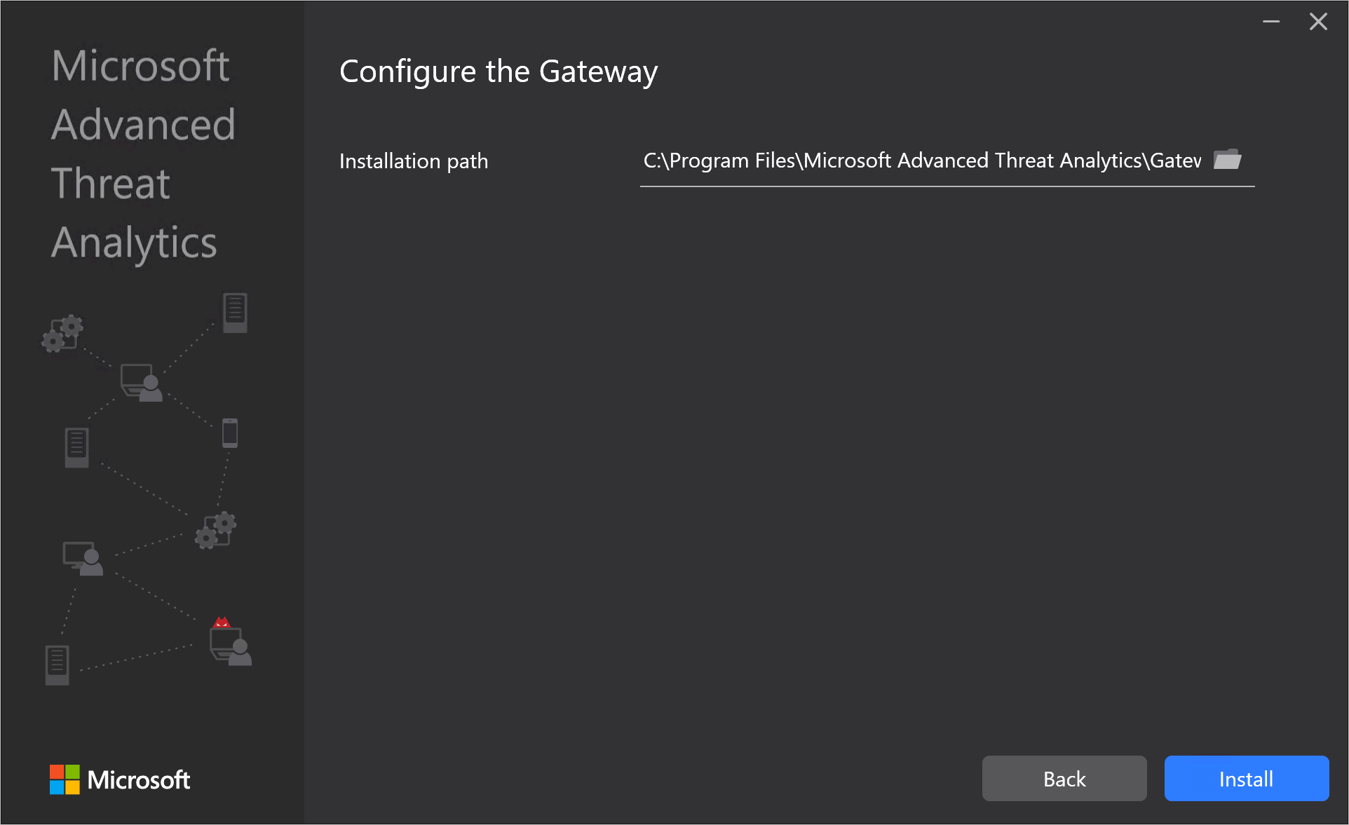 Image de configuration de la passerelle ATA.