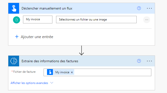 Déclencher le flux de fichiers.