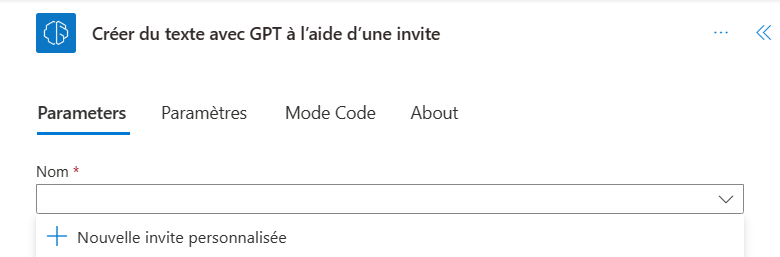 Créer une nouvelle invite