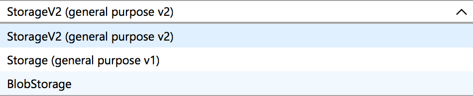 Comptes de stockage Blob pris en charge