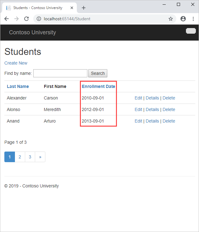 Students_index_page_with_formatted_date