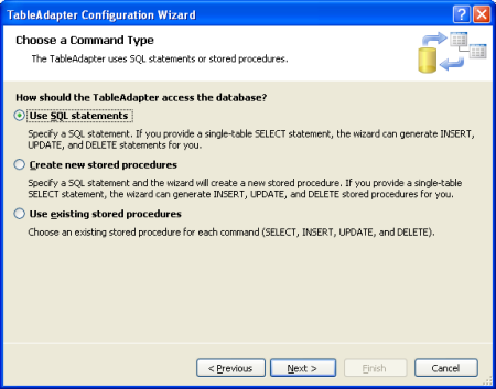 Interroger les données à l’aide d’une instruction SQL ad hoc