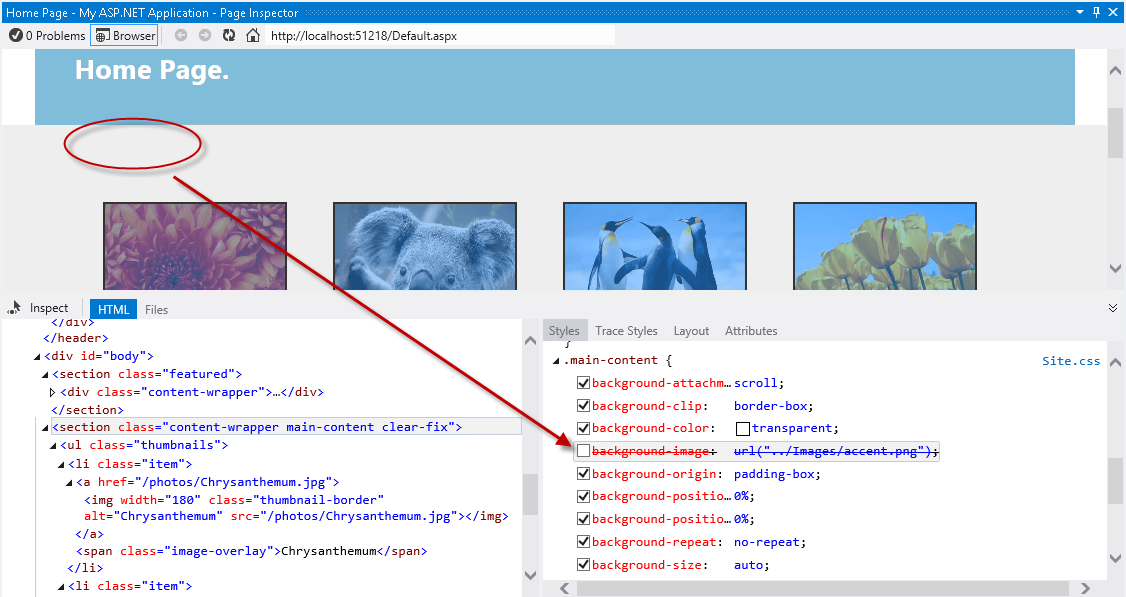 Activation et désactivation des styles CSS2